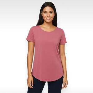 Lululemon Love Crew III Short Sleeve T-Shirt | Cherry | Size 8 | Pima Cotton